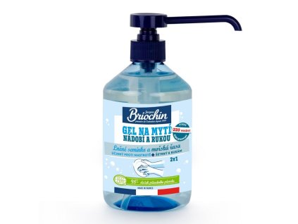 Gél Briochin, na umývanie riadu aj rúk 2v1, more, 500ml