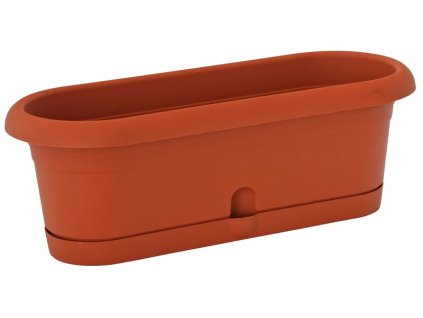 Kvetináč ICS MINIMELISSA 30x12x11 cm, truhlík, s podložkou