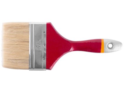 Štetec Strend Pro JA095, 4", plochý, maliarsky, s PVC štetinami, drevená rúčka