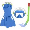 Okuliare Bestway® 25039 Crusader Essential, mix farieb, sada, šnorchlovacia, okuliare na potápanie s plutvami
