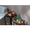 Veniec MagicHome Vianoce, adventný, červený, 30 cm