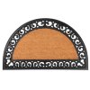 Rohožka MagicHome RCP 100, pred dvere, Ornament, 45x75 cm, guma