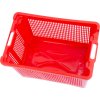 Prepravka ICS M401000, 40 lit., 56x35x31 cm, perforované steny, červená