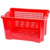 Prepravka ICS M402000, 40 lit., 56x35x31 cm, perforovaná, červená
