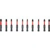Sada bitov Strend Pro Premium, PH, PZ, TORX, S2, 1/4", 50mm, 10 dielna