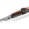 Nôž Strend Pro UKX-867-8, 18 mm, odlamovací, s kolieskom, čepeľ háčik, Alu/plast