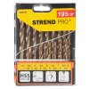 Sada vrtákov Strend Pro FD032, 19 dielna TiN HSS, do kovu