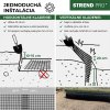 Sieť proti krtom GrassGuard, oko 16x16 mm, 1 m, L-200 m, do zeme, proti krtkom