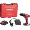 Skrutkovač Worcraft CD-20LiH, 20V, 2x Li-ion 2.0Ah,Set v kufríku
