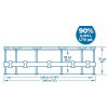 Bazén Bestway® Steel Pro MAX, 56416, kartušová filtrácia, 366x76 cm
