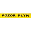 Páska Strend Pro, 220 mm/20 m, výstražná, "POZOR PLYN"