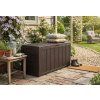 Box Keter® SHERWOOD 270 lit., hnedá, 1170x450x575 mm, úložný