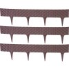 Palisáda RattanPalisade L-2,40 m, tmavá hnedá, bal. 3 ks, 820x95/200 mm, UV