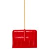Odhrňovač detský BOBAS, 285x210x850 mm, Pvc, lopata na sneh, odhŕňač, drevená násada D, mix farieb