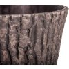 Kvetináč Strend Pro Woodeff, 37,5x30 cm, walnut, efekt dreva
