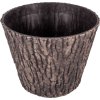 Kvetináč Strend Pro Woodeff, 37,5x30 cm, walnut, efekt dreva