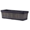 Kvetináč Strend Pro Woodeff, 15x47x17 cm, natural, efekt dreva