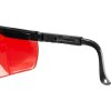 Okuliare Safetyco B507, červené, ochranné, nastaviteľné