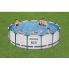 Bazén Bestway® Steel Pro MAX, 56950, kartušová filtrácia, rebrík, plachta, 427x107 cm