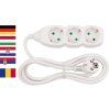 Cable GERMAN socket Strend Pro DG-803B 1,50 m, 3 sockets, HU, RO, SRB, CRO