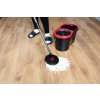 Súprava upratovacia Strend Pro TURBOSTAR BLACK EDITION, rotačný mop na podlahy + vedro 13 lit., teleskopická násada