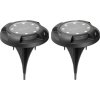 Lampa Strend Pro Strend Pro Crater, 11x14 cm, solárna, 12x SMD LED, AA, 2 ks