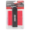 Šablóna na obkreslenie tvarov Strend Pro DG681, 125x130 mm, s uzamknutím vzoru a magnetom