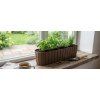 Kvetináč BOARDEE Case 587x144x130 mm, hnedý