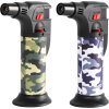 Zapaľovač Strend Pro Mini horák so stojanom, kamufláž, plniteľný, 75x45x120 mm, Sellbox 12 ks