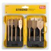 Sada vrtákov Strend Pro, do dreva, plochý, 10-32 mm, bal. 7 ks