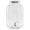 Nádoba MagicHome, džbán na vodu s kohútikom, sklenený, 5000 ml