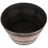 Kvetináč Strend Pro Woodeff 52x32 cm, zlatý, efekt dreva, barel