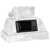 Dekorácia MagicHome, Kríž, LED, polyresin, na hrob, solar, 15x9,5x32 cm