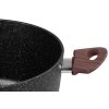 Hrniec MagicHome Black Marble Line, 28 cm, 5900 ml, s pokrievkou