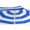 Slnečník DALIA 180 cm, 32/32 mm, s naklápacím kĺbom, modro-biely, plážový