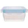 Dóza MagicHome Lunchbox set YH377, sada 3 ks, 1350 ml, 155x215x75 mm, obdĺžniková, Clip