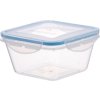 Dóza MagicHome Lunchbox set YH373, sada 3 ks, 600 ml, 135x135x75 mm, štvorcová, Clip
