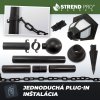 Lampa Strend Pro Garden, reťaz, ohrada, plot do záhrady, 2x solárne svietidlo, 1x LED, 16,5x16,5x71,5 cm