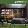 Lampa Strend Pro Garden, reťaz, ohrada, plot do záhrady, 2x solárne svietidlo, 1x LED, 16,5x16,5x71,5 cm