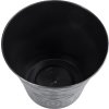 Kvetináč Strend Pro Flower, 24,5x19,3 cm, strieborný, metalický efekt