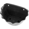 Kvetináč Strend Pro Wave, 26x18 cm, strieborný, metalický efekt, závesný
