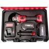 Set Worcraft XCUBE003 ShareSYS Toolbox, uhlová brúska CAG-S20LiBS 125 mm, 2x 4.0 Ah akumulátor, 1x nabíjačka