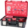Set Worcraft XCUBE001 ShareSYS Toolbox, skrutkovač CHD-S20LiBA + uhlová brúska CAG-S20LiBS-125 mm, bezuhlíkové, 2x 4.0 Ah akumulátor, 1x nabíjačka