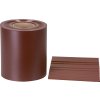 Páska Strend Pro EUROSTANDARD, 190 mm, L-35 m, tieniaca, mahagónová hnedá, krycia, na plotové panely, s 20 klipsami, 630 g/m2, PVC, RAL8016