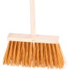Metla Geco Indust Brown WH, 250 mm, priemyselná, hnedá, s násadou 1200 mm