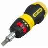 Skrutkovač multibitový krátky račňový