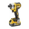 Uťahovač rázový 1/4" 205Nm 18V XR 2x5,0Ah bezuhlíkový