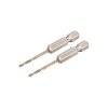 Vrták do kovu BLACK & GOLD 2,0x49x25mm šesťhranná stopka 2ks