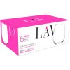 Pohár Gaia, LAV, sklenený, na vodu, 360 ml, 63x100 mm, bal. 6 ks