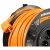 Kábel Strend Pro DG-FB04 predlžovací, L-50 m, IP20, na bubne, prierez 1,5 mm2